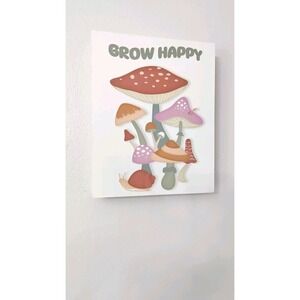 Stupell Industries Phase 2 Grow Happy WayWall‎ Art Design By Marla Rae Siz10x8"
